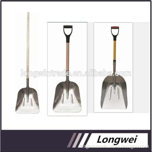 Heavy duty aluminum heated Snow shovel scoop with handles
